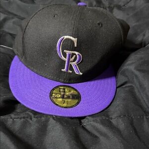 New Era Black and Purple Hat